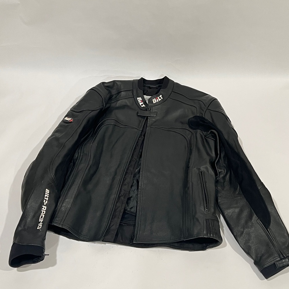 Racer biker leather jacket